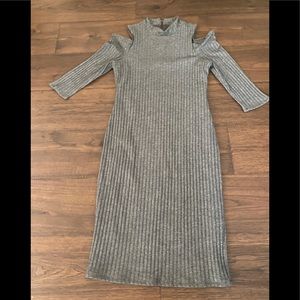 White House Black Market Cold shoulder dress